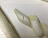 鶏むね肉と厚揚げとねぎのだし煮作り方2写真