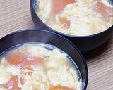 ヘルシー\♡/トマトと溶き卵のお味噌汁〜作り方2写真