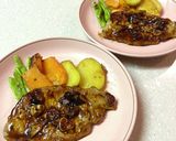 ガッツリ肉料理　ニンニクポークステーキ作り方6写真