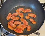 水菜とウインナーの中華卵炒め作り方4写真