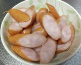弁当にも！じゃがいもとウィンナーの卵炒め作り方2写真