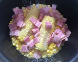 生とうもろこしまるごと、とうもろこしご飯作り方4写真