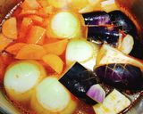 お肉熱！お野菜冷たっ！トマト味和風ポトフ作り方5写真