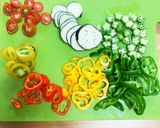 夏野菜と豚フィレのオイル焼き作り方1写真