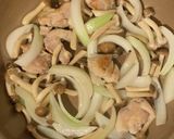 ♡チキンとキノコほうれん草のクリーム煮♡作り方4写真