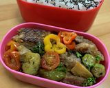 夏野菜と豚フィレのオイル焼き作り方15写真