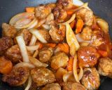 豚コマボールで酢豚風炒め作り方4写真