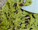 ★オーツブランとアーモンドの抹茶小豆ぱん作り方4写真