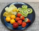 旬の果物でシロップ漬け♡作り方1写真
