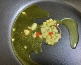 空芯菜と舞茸のアーリオ・オリオ作り方5写真