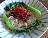 坦々豆乳うどん作り方4写真