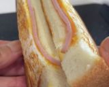 食パンくり抜き♬お手軽ホットサンド作り方10写真