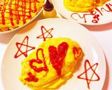 幼児2人&母の【炊飯器オムライス】作り方12写真