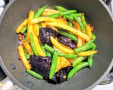 豚バラとインゲンとナスとポテトの中華炒め作り方5写真