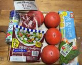 映える!! トマトの冷製パスタ作り方1写真