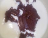 材料3つ●チョコムース×果物キウイ入り●作り方5写真