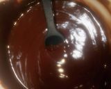 材料3つ●チョコムース×果物キウイ入り●作り方6写真