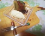 材料3つ●チョコムース×果物キウイ入り●作り方14写真