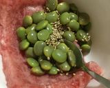 まぐろのたたきと枝豆のカンタン酢丼作り方2写真