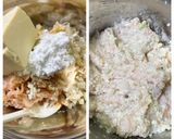 甘辛ダレ☆鶏ひき肉とレンコンのはさみ焼き作り方2写真