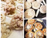 甘辛ダレ☆鶏ひき肉とレンコンのはさみ焼き作り方3写真