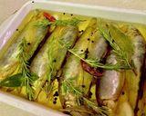 鮎のコンフィ　きゅうりのソースを添えて作り方4写真