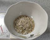 レンジでオートミールお好み焼き作り方1写真