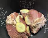 ガッツリ肉料理 炊飯器しっとり*塩豚ハム作り方3写真