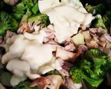 簡単♪ブロッコリーと豚肉のチーズ炒め作り方3写真