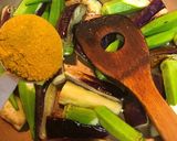 茄子とオクラのサバカレー炒め作り方10写真