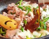 豚こま肉と野菜の生姜焼き作り方5写真