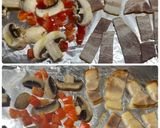ケールのピッツァ〜トルティーヤで作り方3写真