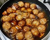 甘黒酢肉団子‎◯◯◯✨作り方9写真