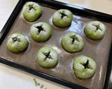 黒蜜がめちゃくちゃ合う黒豆入り抹茶パン作り方7写真