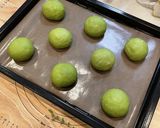 黒蜜がめちゃくちゃ合う黒豆入り抹茶パン作り方5写真