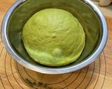 黒蜜がめちゃくちゃ合う黒豆入り抹茶パン作り方2写真