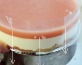 桃が満載♡桃ピューレの レアチーズケーキ作り方30写真