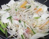 カット野菜で即席ちゃんぽん作り方3写真