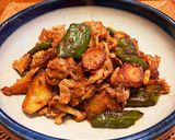 冷蔵庫の片隅に残ってたお野菜で味噌炒め作り方5写真