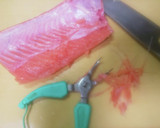 秋生鮭のトマト煮込みバジル添え作り方2写真