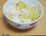 わが家のさつま芋ごはん作り方3写真