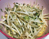 もやしは便利　香ばしい【ねぎもやし焼き】作り方1写真