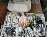 厨房ばあばぁ!茄子飾り揚げ天。作り方2写真