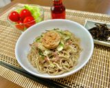 脂肪燃焼！焼き梅干の薬味そば作り方5写真
