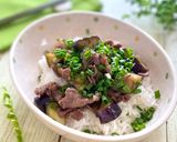 ジンジャーなす牛丼作り方5写真