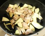 鶏肉とナスのハニーケチャップ炒め作り方3写真