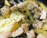 鶏肉＆ジャガイモのからしマヨネーズ炒め作り方3写真