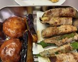 甘酢餡メンチカツ☆肉巻き野菜弁当作り方3写真
