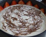 バレンタインに～マーブルレアチーズケーキ作り方12写真