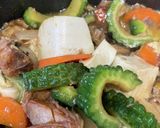 さば味噌煮缶で簡単！ゴーヤチャンプル作り方4写真